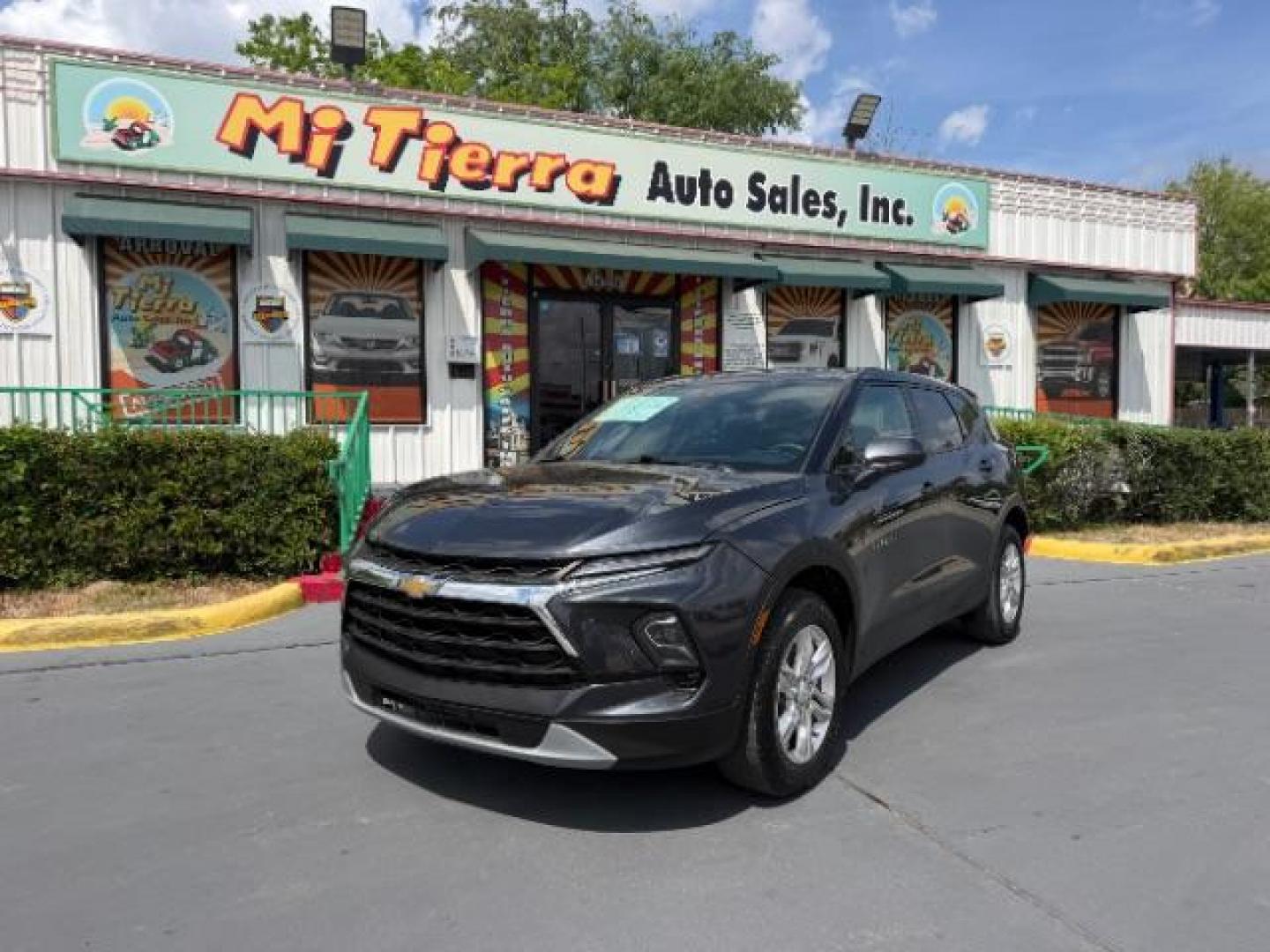 2021 Iron Gray Metallic /Jet Black Chevrolet Blazer FWD 2LT (3GNKBCR4XMS) , located at 4545 Spencer Hwy., Pasadena, 77504, (832) 266-1645, 29.666037, -95.173775 - Photo#0