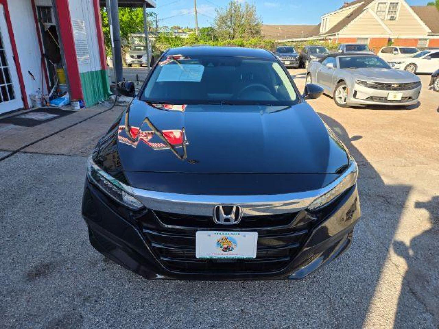2020 Crystal Black Pearl /Black Honda Accord LX (1HGCV1F16LA) with an 1.5L I-4 gasoline direct injection engine, located at 7935 Gulf Freeway, Houston, 77017, (832) 266-1645, 29.684393, -95.275665 - Photo#0