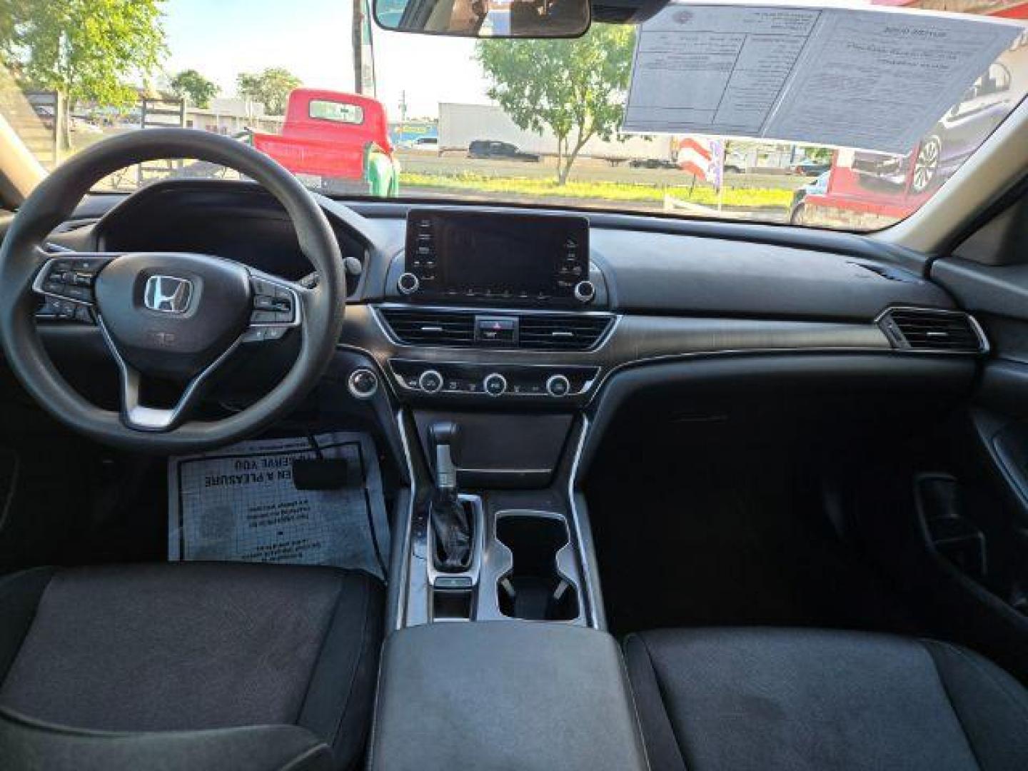 2020 Crystal Black Pearl /Black Honda Accord LX (1HGCV1F16LA) with an 1.5L I-4 gasoline direct injection engine, located at 7935 Gulf Freeway, Houston, 77017, (832) 266-1645, 29.684393, -95.275665 - Photo#3