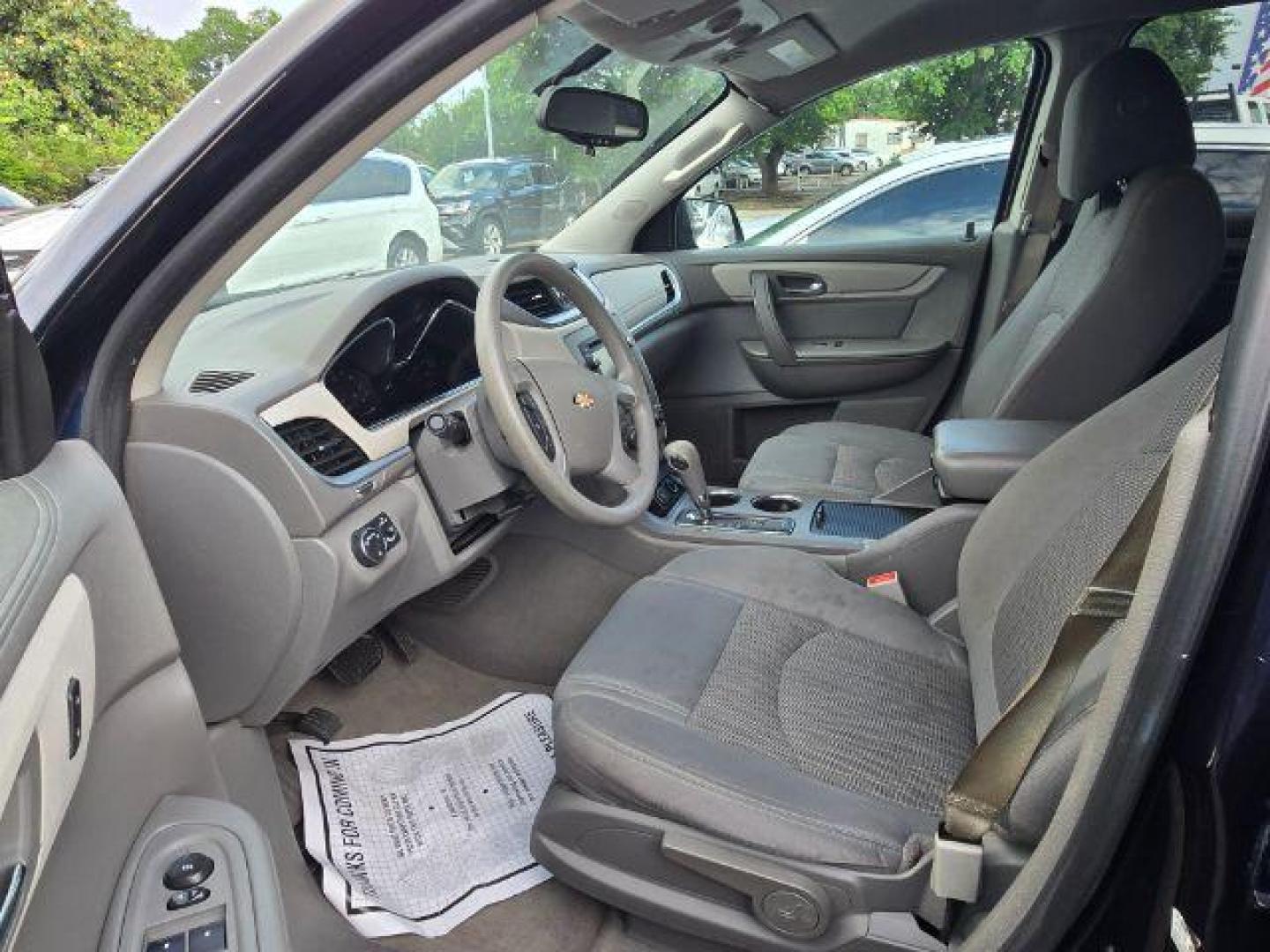 2017 Blue Velvet Metallic Chevrolet Traverse LS FWD w/PDC (1GNKRFEDXHJ) with an 3.6L V6 DOHC 24V engine, 6-Speed Automatic transmission, located at 7935 Gulf Freeway, Houston, 77017, (832) 266-1645, 29.684393, -95.275665 - Photo#1