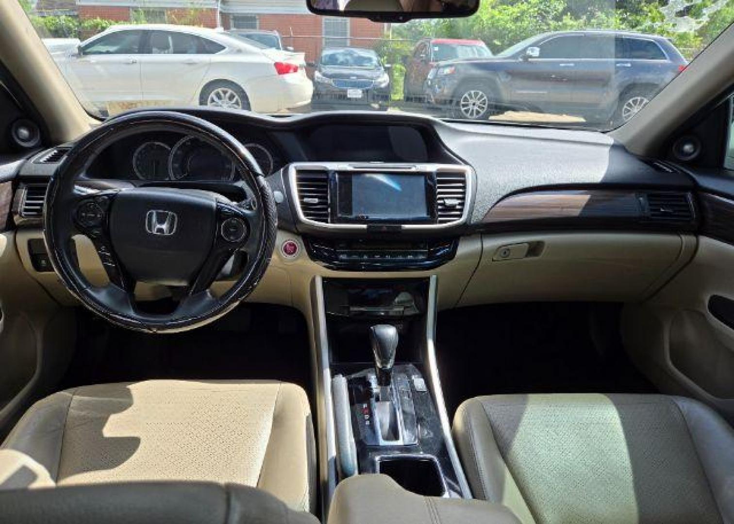2017 Honda Accord EX-L V6 (1HGCR3F89HA) with an 3.5L V-6 i-VTEC variable valve control engine, located at 7935 Gulf Freeway, Houston, 77017, (832) 266-1645, 29.684393, -95.275665 - Photo#3
