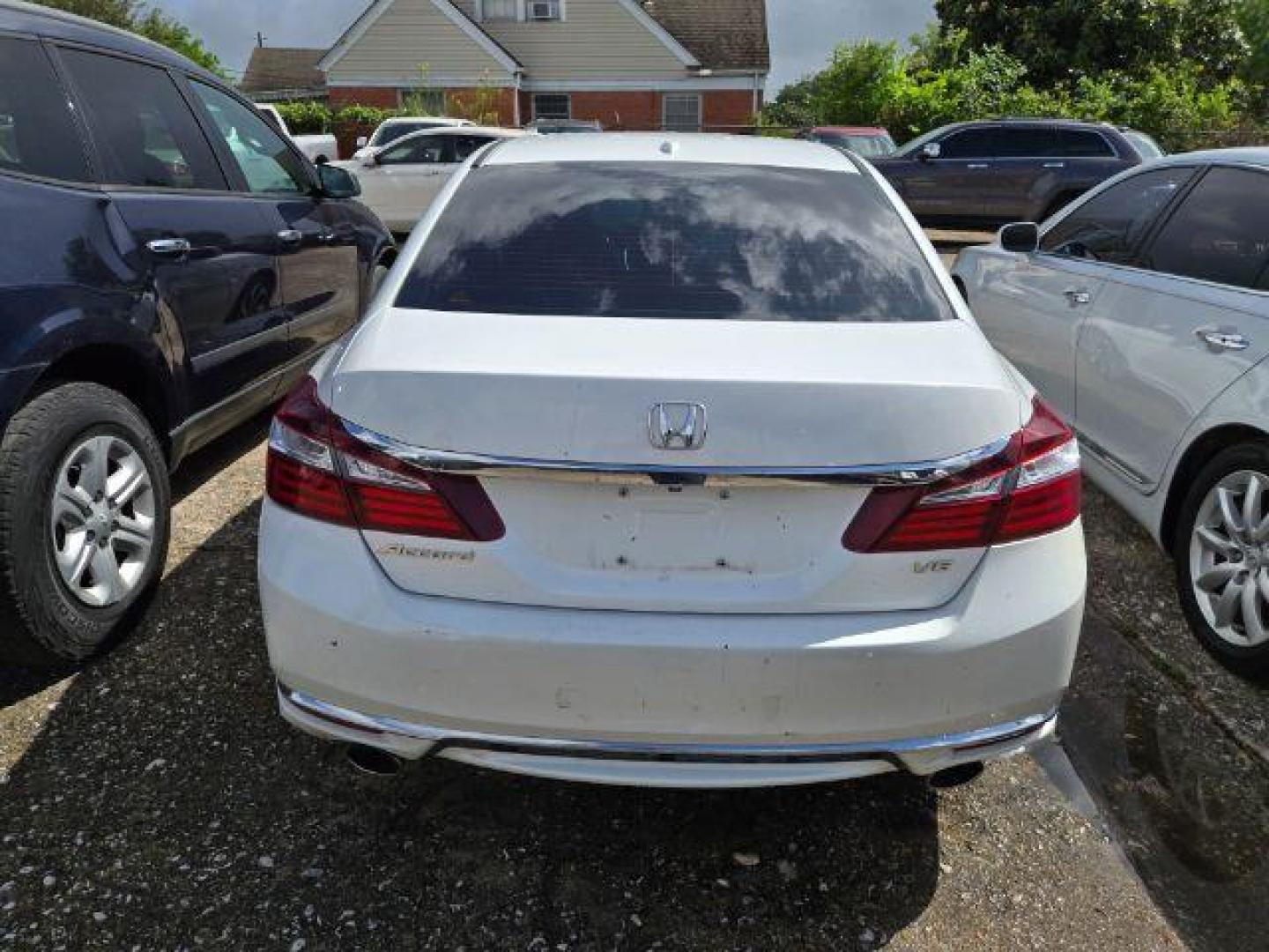 2017 Honda Accord EX-L V6 (1HGCR3F89HA) with an 3.5L V-6 i-VTEC variable valve control engine, located at 7935 Gulf Freeway, Houston, 77017, (832) 266-1645, 29.684393, -95.275665 - Photo#5