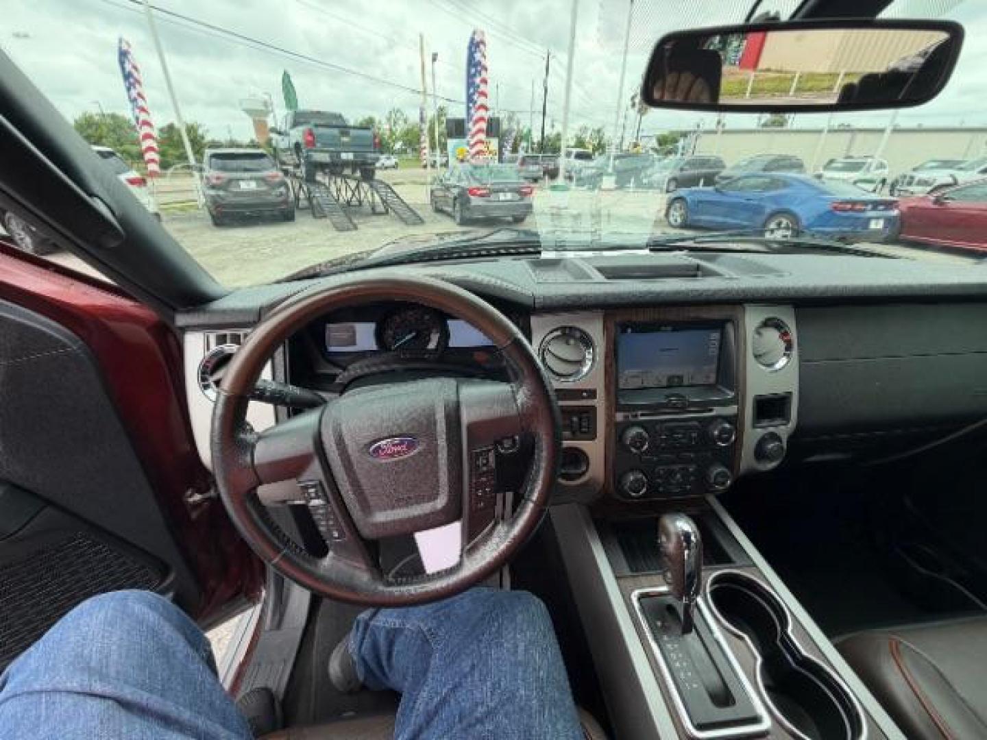 2017 Bronze Fire /Mesa w/Ebony Ford Expedition King Ranch (1FMJU1HTXHE) with an EcoBoost 3.5L V-6 gasoline direct injection engine, located at 4545 Spencer Hwy., Pasadena, 77504, (832) 266-1645, 29.666037, -95.173775 - Photo#10