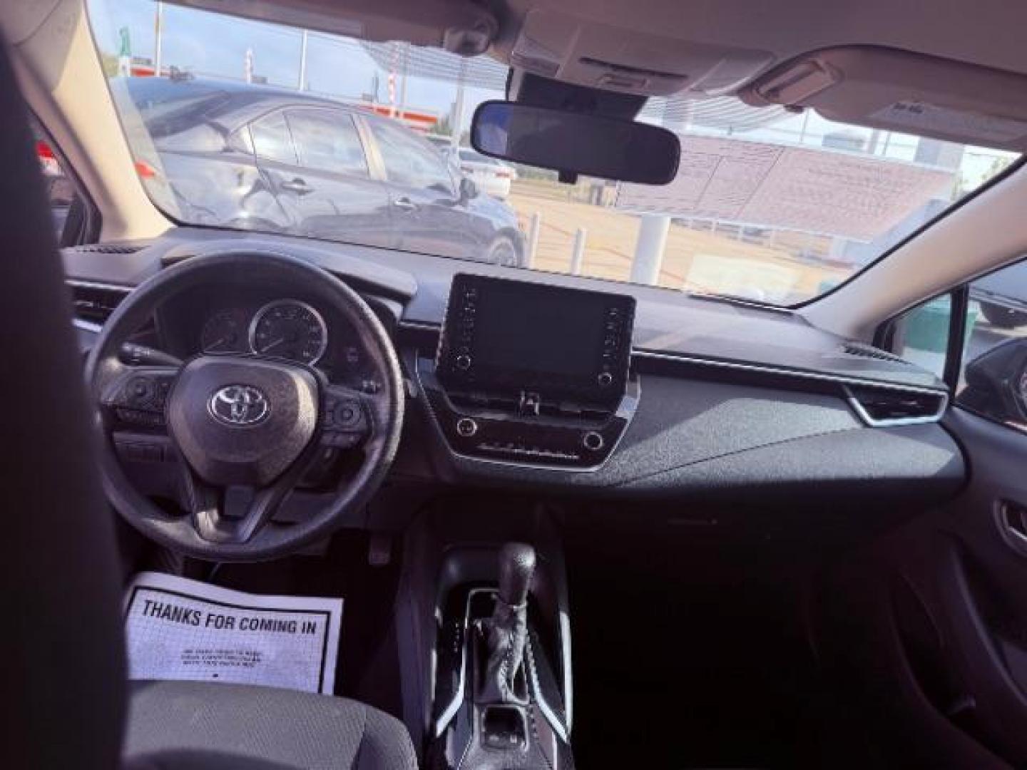 2020 Black Sand Pearl /Black Toyota Corolla LE (5YFEPRAE9LP) with an 1.8L I-4 DOHC engine, located at 4545 Spencer Hwy., Pasadena, 77504, (832) 266-1645, 29.666037, -95.173775 - Photo#7