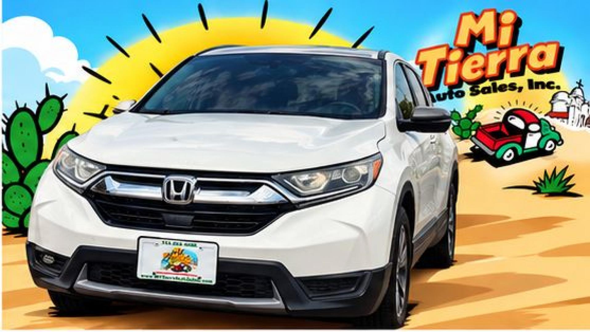 2018 White Diamond Pearl Honda CR-V LX (5J6RW5H30JL) with an 2.4L I-4 gasoline direct injection engine, located at 7935 Gulf Freeway, Houston, 77017, (832) 266-1645, 29.684393, -95.275665- Photo#13