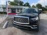 2019 Black Obsidian /Graphite INFINITI QX80 LUXE (JN8AZ2NE7K9) with an 5.6L V-8 gasoline direct injection engine, located at 4545 Spencer Hwy., Pasadena, 77504, (832) 266-1645, 29.666037, -95.173775 - Photo#1