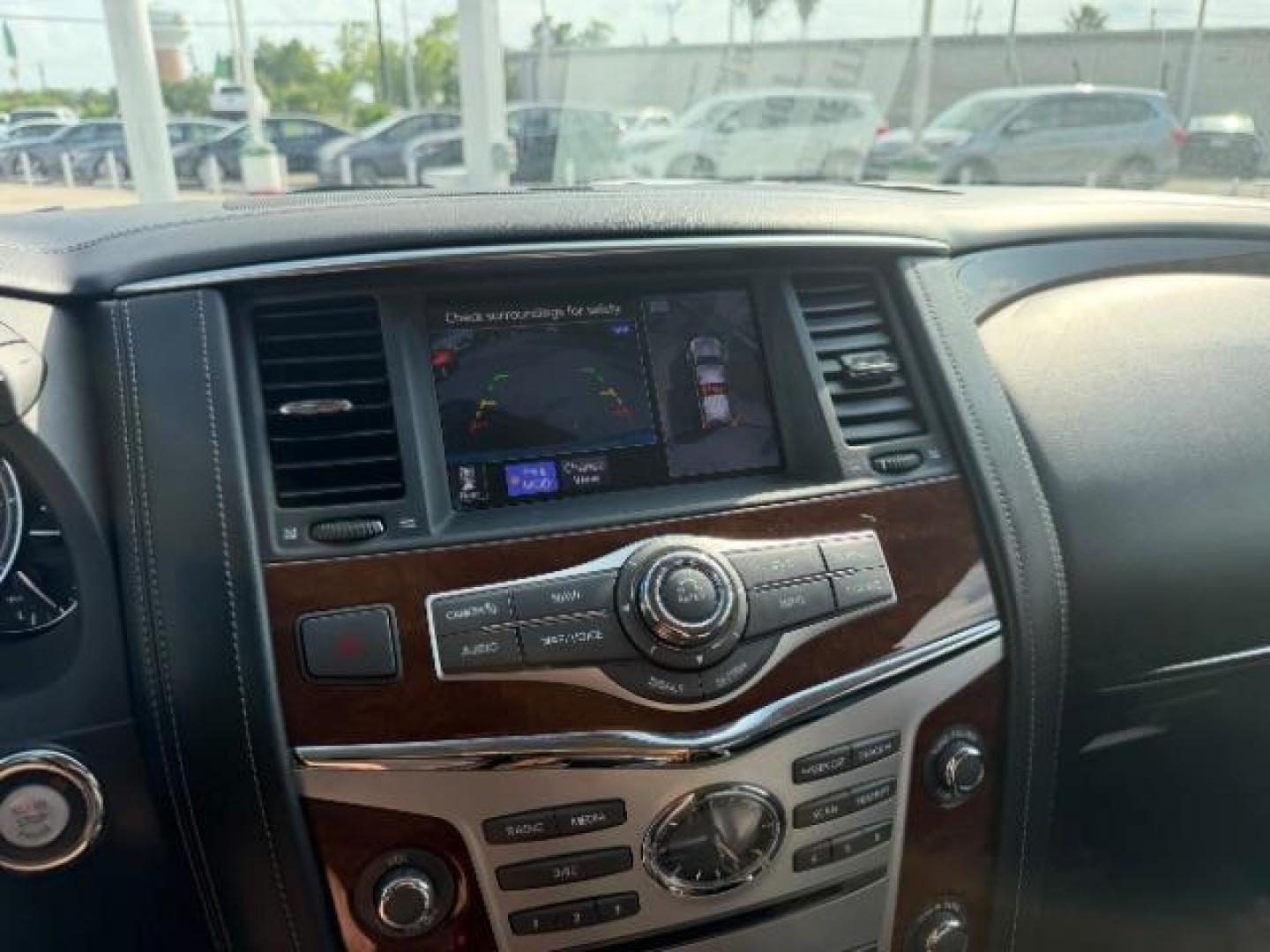 2019 Black Obsidian /Graphite INFINITI QX80 LUXE (JN8AZ2NE7K9) with an 5.6L V-8 gasoline direct injection engine, located at 4545 Spencer Hwy., Pasadena, 77504, (832) 266-1645, 29.666037, -95.173775 - Photo#5