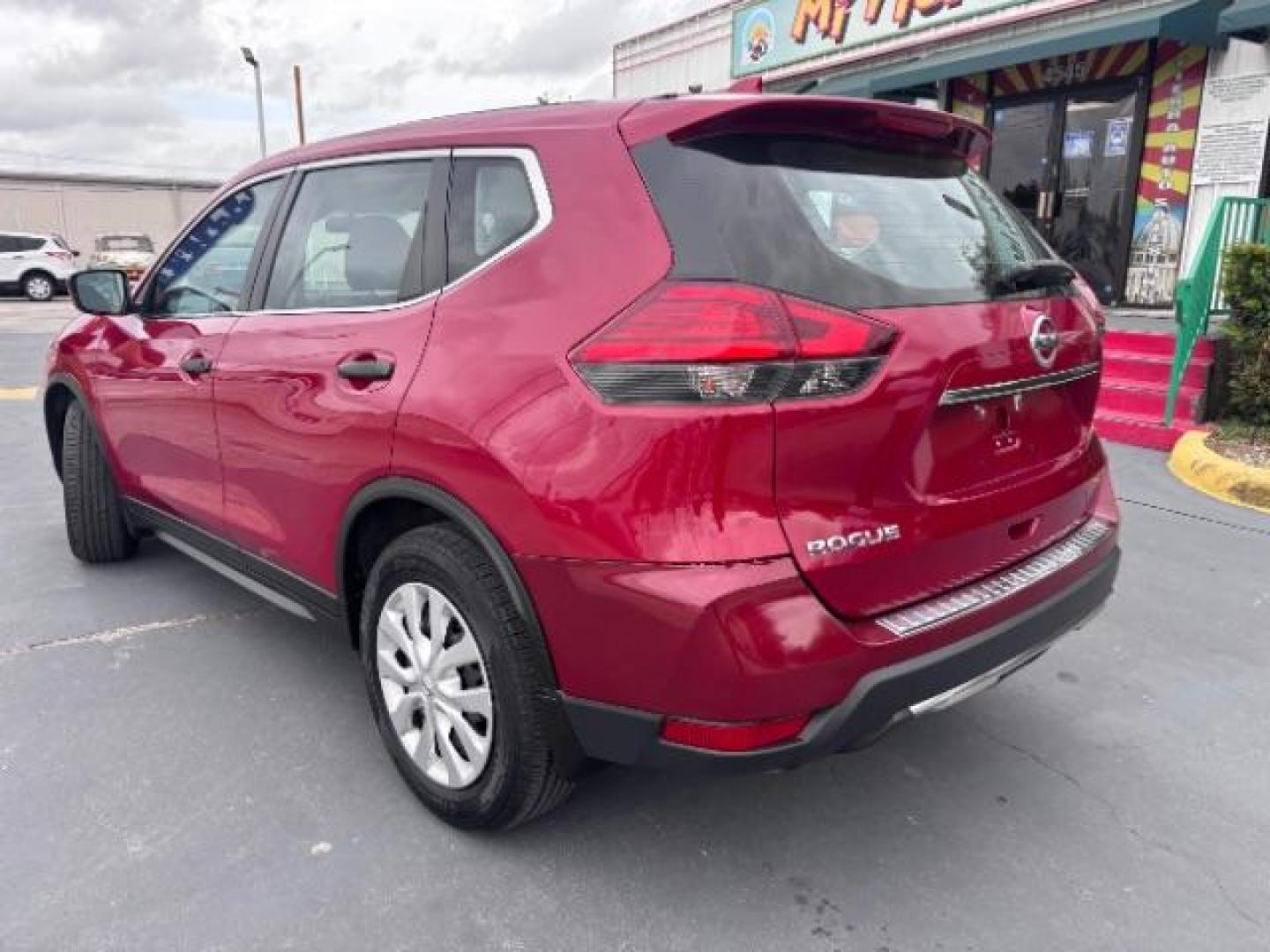 2017 Palatial Ruby /Charcoal Nissan Rogue S (5N1AT2MT6HC) with an 2.5L I-4 DOHC engine, located at 4545 Spencer Hwy., Pasadena, 77504, (832) 266-1645, 29.666037, -95.173775 - Photo#6