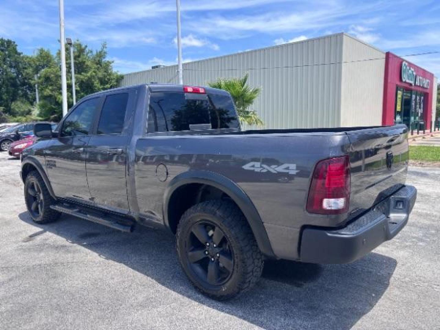 2019 Granite Crystal Metallic Clearcoat /Diesel Gray/Black Ram 1500 Classic Warlock Quad Cab 4x4 6'4 Box (1C6RR7GG2KS) , located at 4545 Spencer Hwy., Pasadena, 77504, (832) 266-1645, 29.666037, -95.173775 - Photo#4