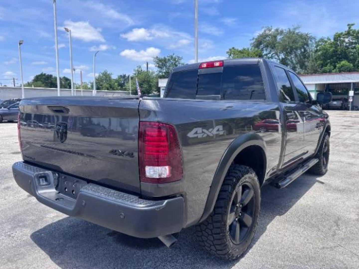 2019 Granite Crystal Metallic Clearcoat /Diesel Gray/Black Ram 1500 Classic Warlock Quad Cab 4x4 6'4 Box (1C6RR7GG2KS) , located at 4545 Spencer Hwy., Pasadena, 77504, (832) 266-1645, 29.666037, -95.173775 - Photo#6