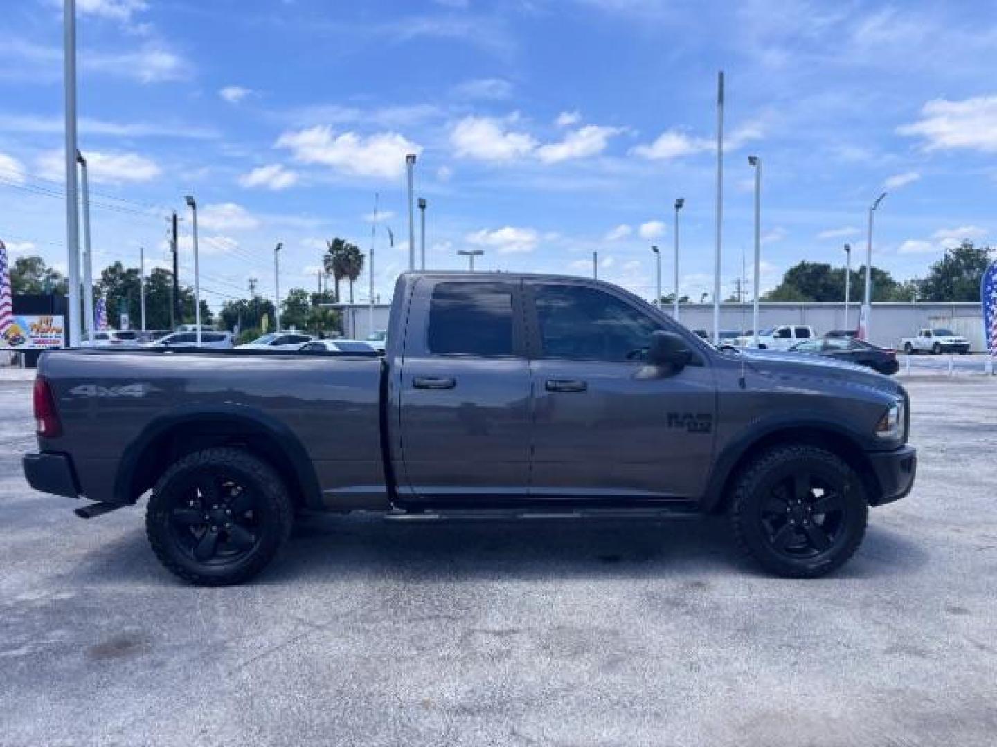 2019 Granite Crystal Metallic Clearcoat /Diesel Gray/Black Ram 1500 Classic Warlock Quad Cab 4x4 6'4 Box (1C6RR7GG2KS) , located at 4545 Spencer Hwy., Pasadena, 77504, (832) 266-1645, 29.666037, -95.173775 - Photo#7