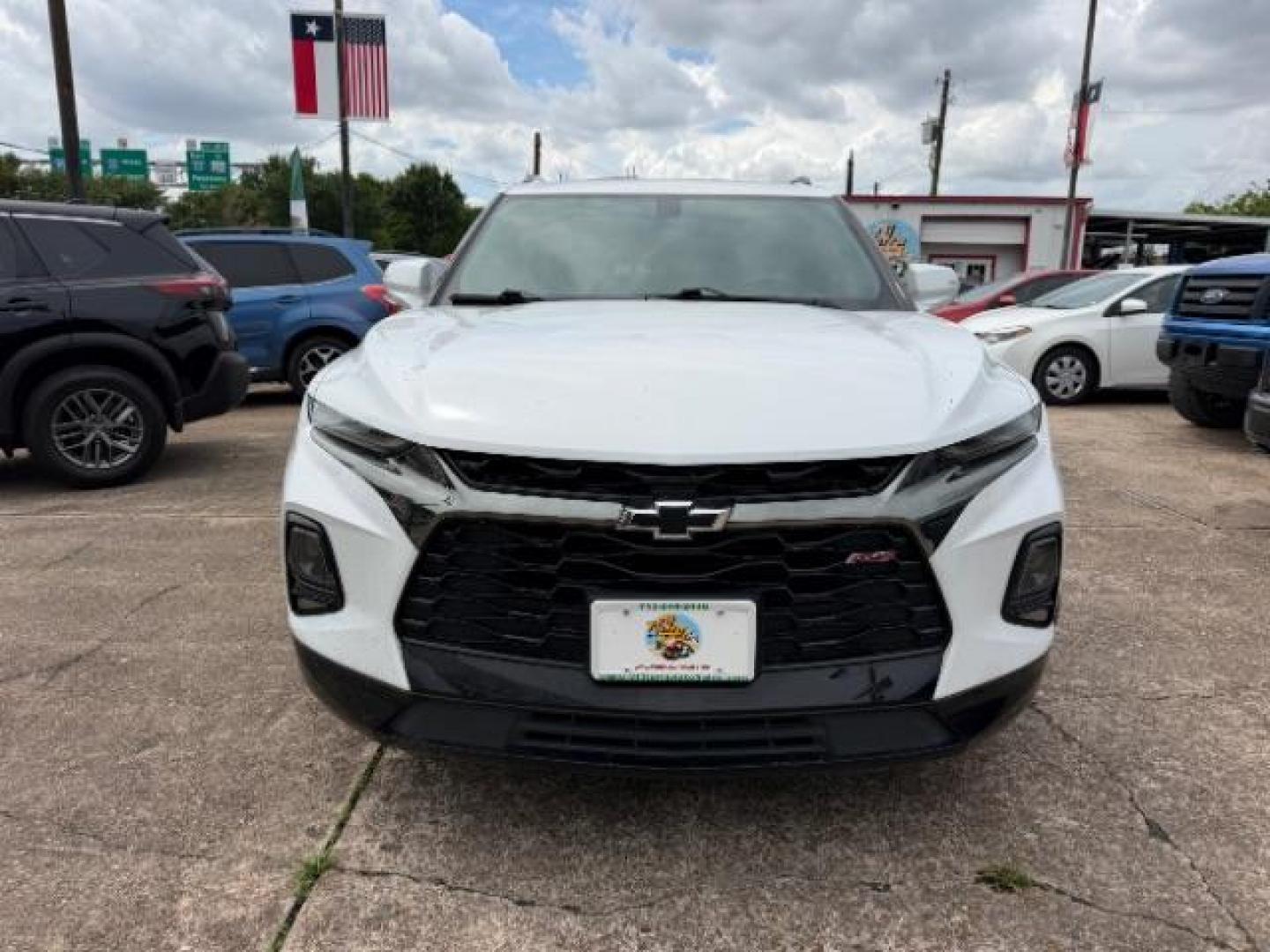 2019 Summit White Chevrolet Blazer RS (3GNKBERS2KS) with an 3.6L V-6 gasoline direct injection engine, located at 7935 Gulf Freeway, Houston, 77017, (832) 266-1645, 29.684393, -95.275665- Photo#1