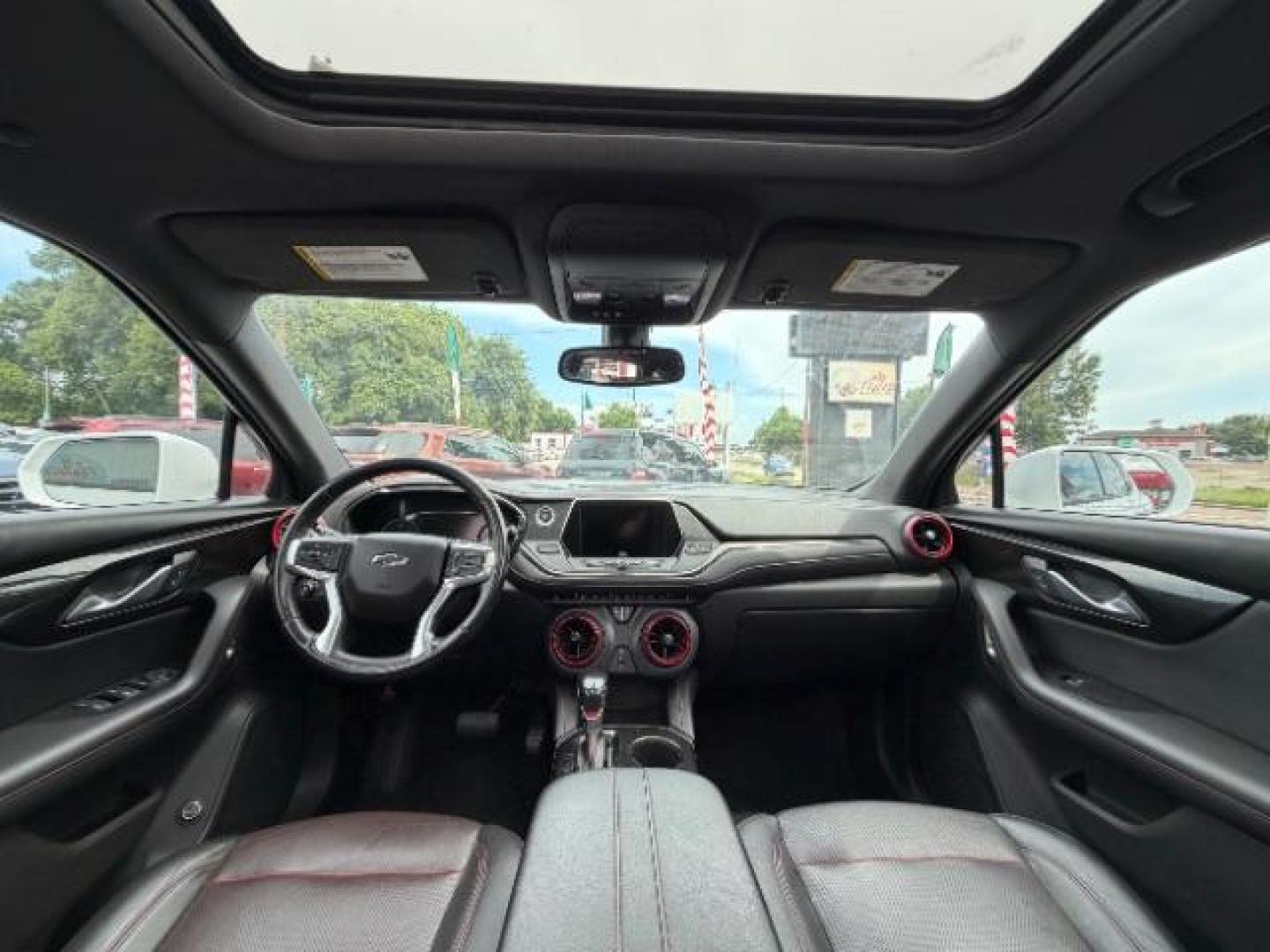 2019 Summit White Chevrolet Blazer RS (3GNKBERS2KS) with an 3.6L V-6 gasoline direct injection engine, located at 7935 Gulf Freeway, Houston, 77017, (832) 266-1645, 29.684393, -95.275665- Photo#10