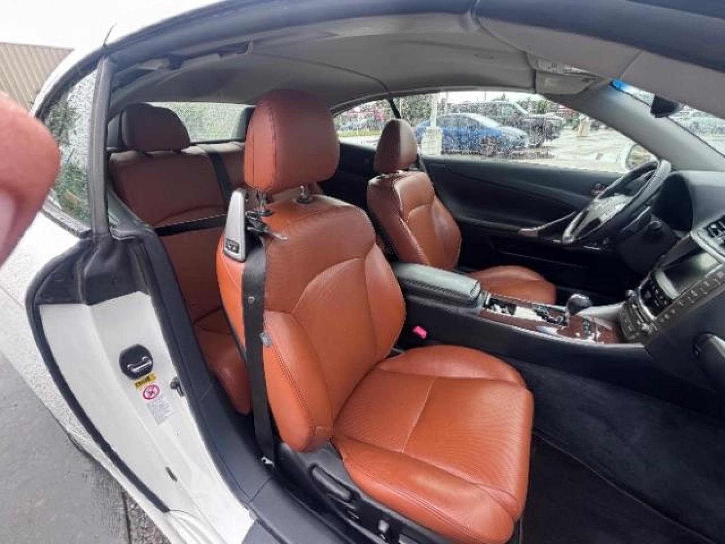 2012 WHITE /BLACK Lexus IS 250C IS 250C (JTHFF2C28C2) , located at 4545 Spencer Hwy., Pasadena, 77504, (832) 266-1645, 29.666037, -95.173775- Photo#20