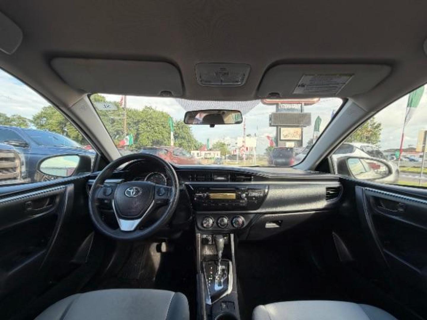 2014 Super White Toyota Corolla LE (5YFBURHE5EP) with an 1.8L I-4 DOHC engine, located at 7935 Gulf Freeway, Houston, 77017, (832) 266-1645, 29.684393, -95.275665- Photo#10