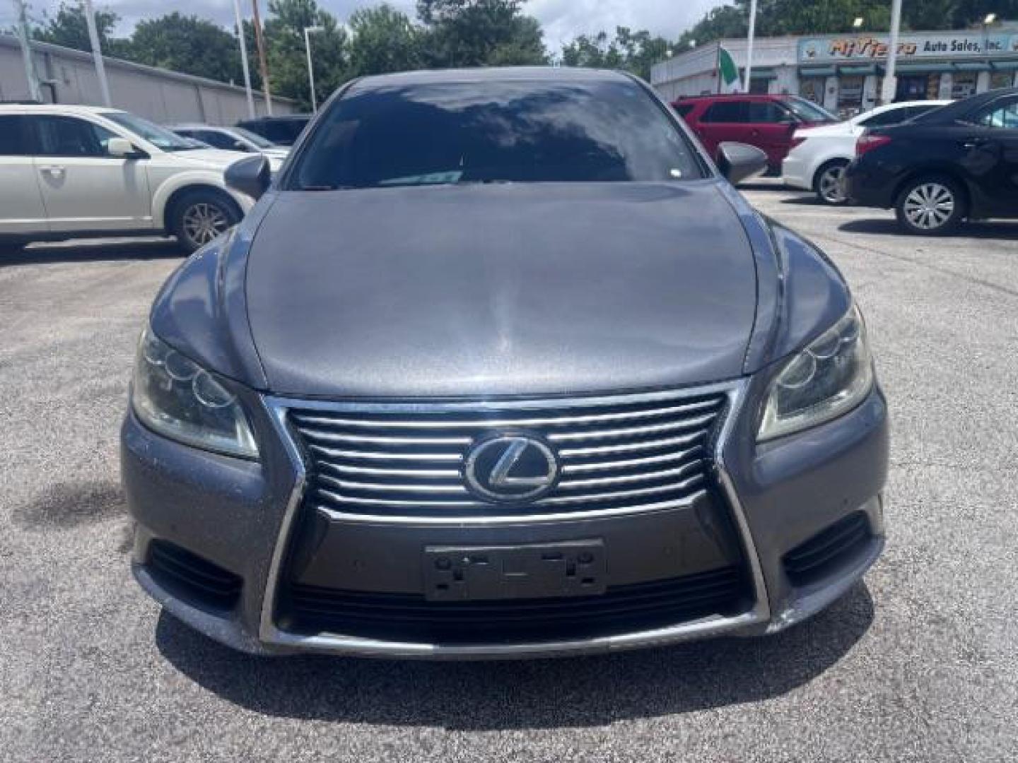 2013 Nebula Gray Pearl /Black Lexus LS 460 L (JTHDL5EFXD5) with an 4.6L V-8 port/direct injection engine, located at 4545 Spencer Hwy., Pasadena, 77504, (832) 266-1645, 29.666037, -95.173775- Photo#1