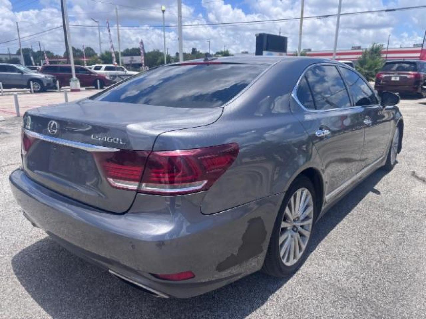 2013 Nebula Gray Pearl /Black Lexus LS 460 L (JTHDL5EFXD5) with an 4.6L V-8 port/direct injection engine, located at 4545 Spencer Hwy., Pasadena, 77504, (832) 266-1645, 29.666037, -95.173775- Photo#6