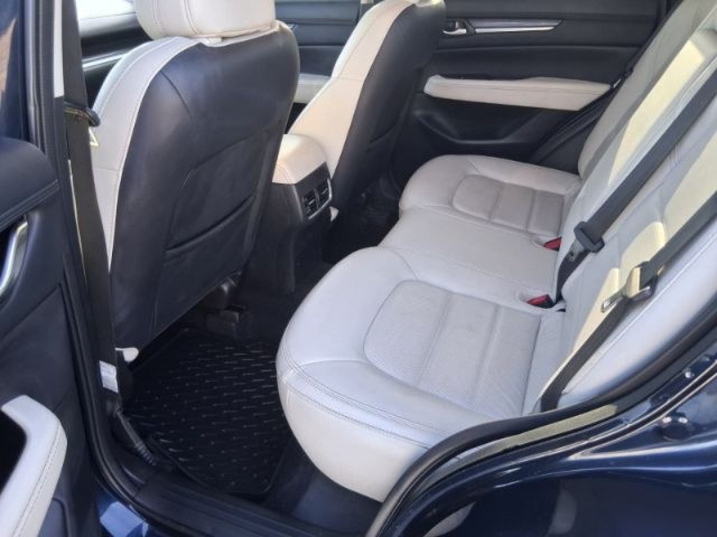 2019 Eternal Blue Mica /Parchment, leather Mazda CX-5 Grand Touring (JM3KFADM4K1) with an 2.5L L4 DOHC 16V engine, 6-Speed Automatic transmission, located at 4545 Spencer Hwy., Pasadena, 77504, (832) 266-1645, 29.666037, -95.173775- Photo#3