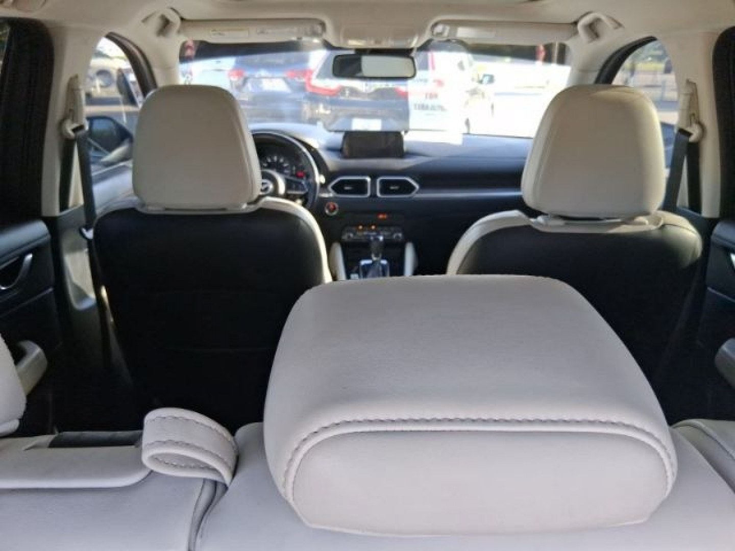 2019 Eternal Blue Mica /Parchment, leather Mazda CX-5 Grand Touring (JM3KFADM4K1) with an 2.5L L4 DOHC 16V engine, 6-Speed Automatic transmission, located at 4545 Spencer Hwy., Pasadena, 77504, (832) 266-1645, 29.666037, -95.173775- Photo#4