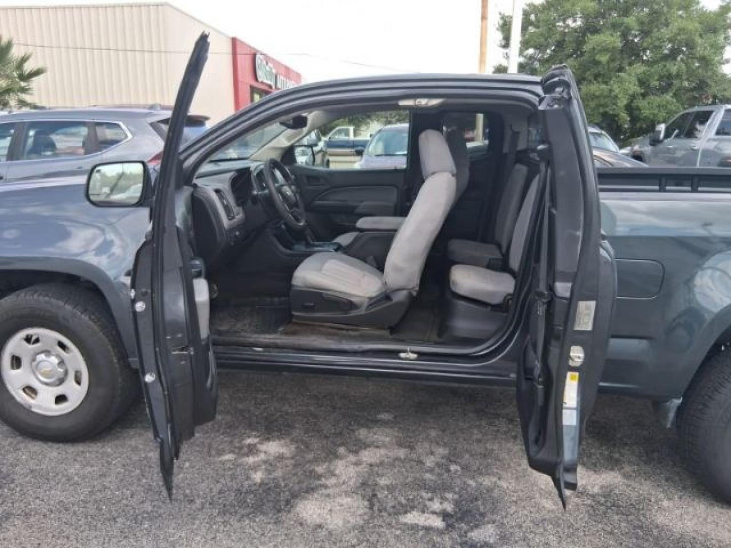 2016 Cyber Gray Metallic /Jet Black/Dark Ash Chevrolet Colorado WT (1GCHSBE3XG1) , located at 4545 Spencer Hwy., Pasadena, 77504, (832) 266-1645, 29.666037, -95.173775- Photo#0