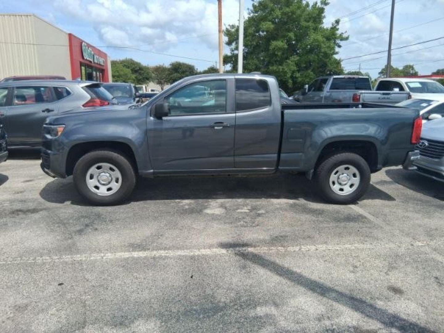 2016 Cyber Gray Metallic /Jet Black/Dark Ash Chevrolet Colorado WT (1GCHSBE3XG1) , located at 4545 Spencer Hwy., Pasadena, 77504, (832) 266-1645, 29.666037, -95.173775- Photo#3