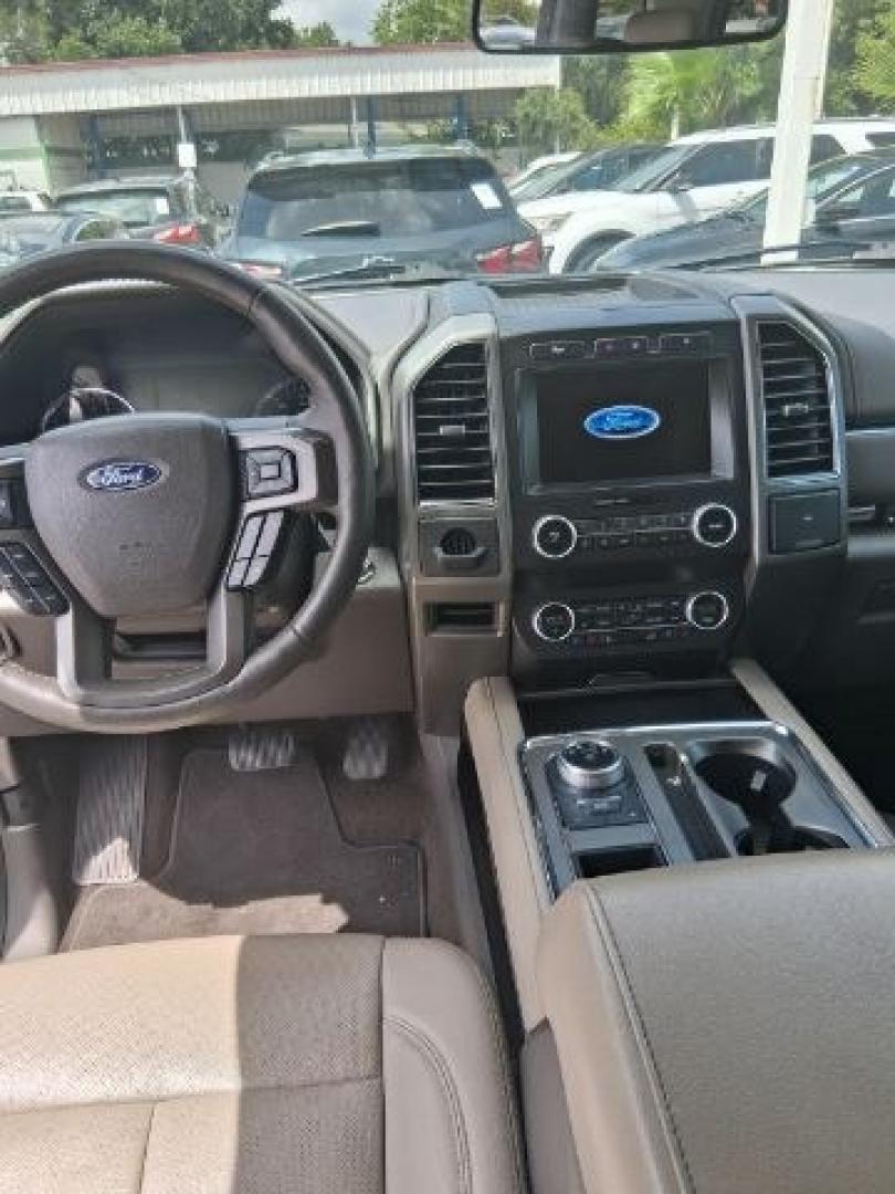 2020 Star White Metallic Tri-Coat /Medium Stone Ford Expedition XLT (1FMJU1HT1LE) with an EcoBoost 3.5L V-6 gasoline direct injection engine, located at 4545 Spencer Hwy., Pasadena, 77504, (832) 266-1645, 29.666037, -95.173775- Photo#1