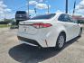 2020 Blizzard Pearl /Light Gray Toyota Corolla LE (JTDEPRAE6LJ) with an 1.8L I-4 DOHC engine, located at 4545 Spencer Hwy., Pasadena, 77504, (832) 266-1645, 29.666037, -95.173775- Photo#2