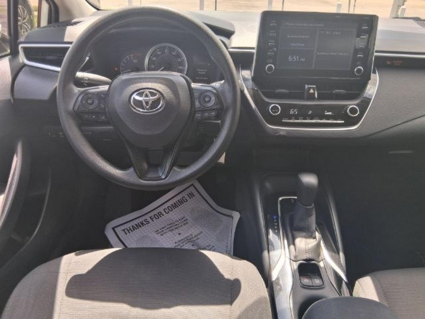 2020 Blizzard Pearl /Light Gray Toyota Corolla LE (JTDEPRAE6LJ) with an 1.8L I-4 DOHC engine, located at 4545 Spencer Hwy., Pasadena, 77504, (832) 266-1645, 29.666037, -95.173775- Photo#4