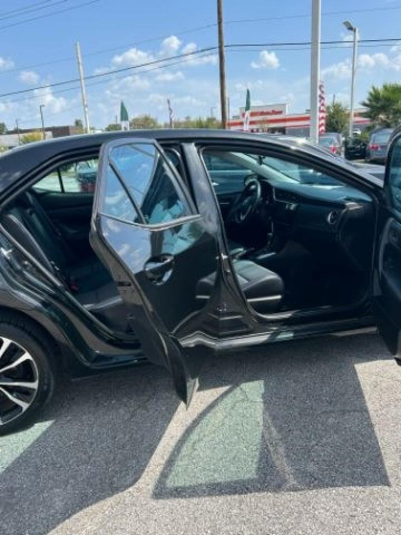2019 Black Sand Pearl /Steel Gray Toyota Corolla L | LE | SE | XLE | XSE (5YFBURHE4KP) with an 1.8L I-4 DOHC engine, located at 4545 Spencer Hwy., Pasadena, 77504, (832) 266-1645, 29.666037, -95.173775- Photo#2