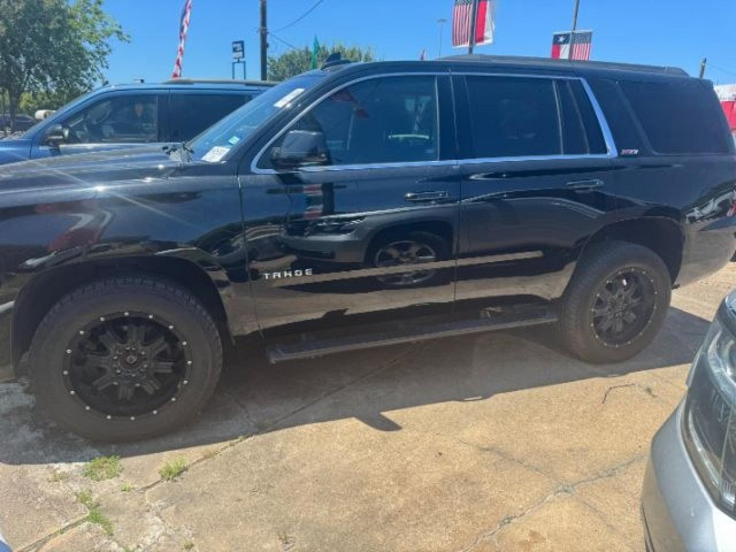 2019 Black Chevrolet Tahoe LT (1GNSKBKC4KR) with an EcoTec3 5.3L V-8 gasoline direct injection engine, located at 7935 Gulf Freeway, Houston, 77017, (832) 266-1645, 29.684393, -95.275665- Photo#1