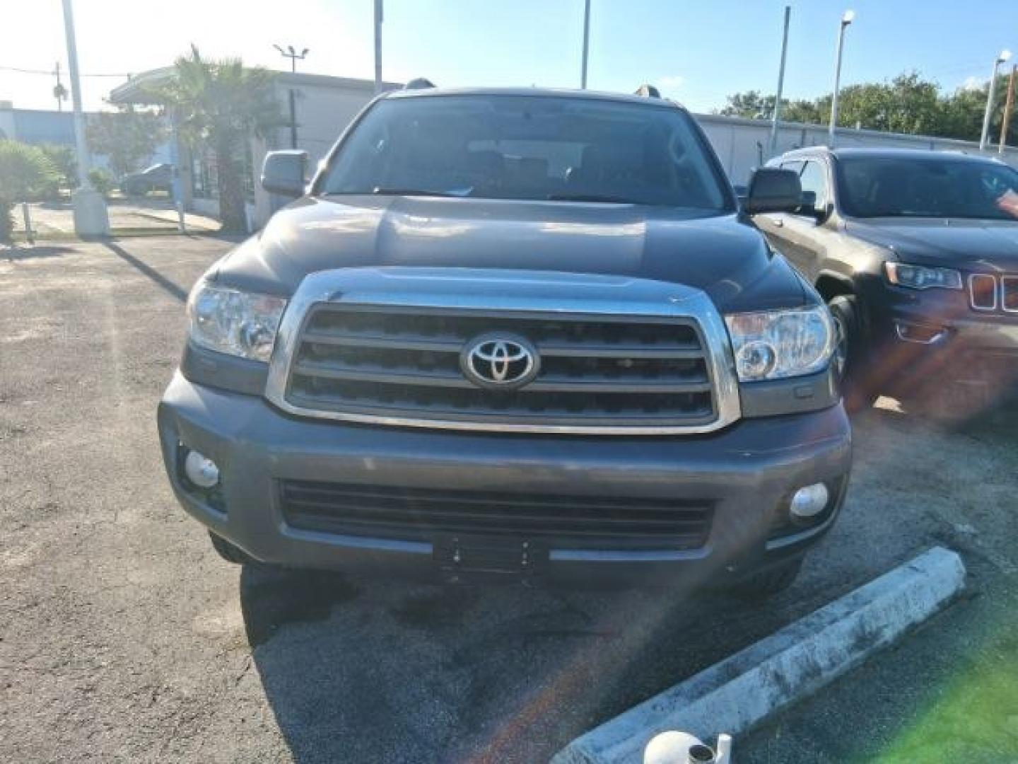 2013 Magnetic Gray Metallic /Sand Beige Toyota Sequoia SR5 5.7L V8 (5TDBW5G15DS) with an I-FORCE 5.7L V-8 DOHC engine, located at 4545 Spencer Hwy., Pasadena, 77504, (832) 266-1645, 29.666037, -95.173775- Photo#6