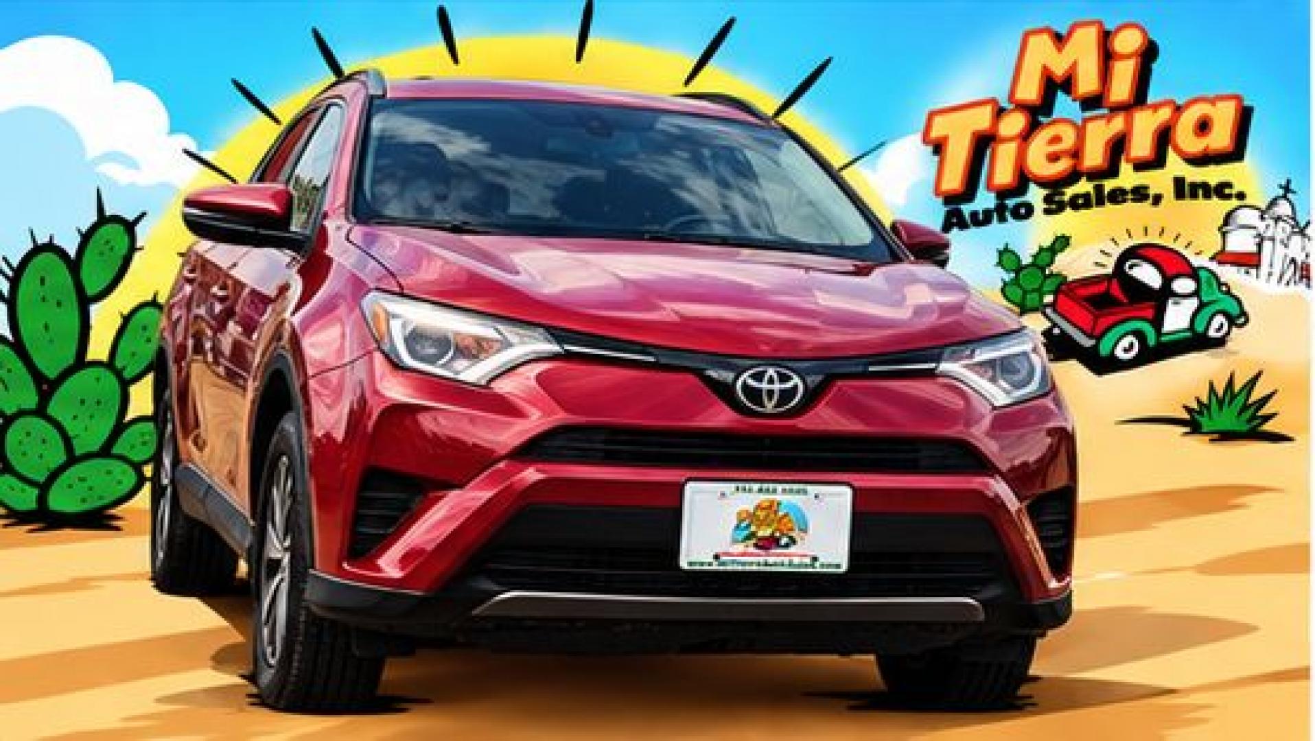 2017 Barcelona Red Metallic Toyota RAV4 LE (2T3ZFREV3HW) with an 2.5L I-4 DOHC engine, located at 7935 Gulf Freeway, Houston, 77017, (832) 266-1645, 29.684393, -95.275665- Photo#0