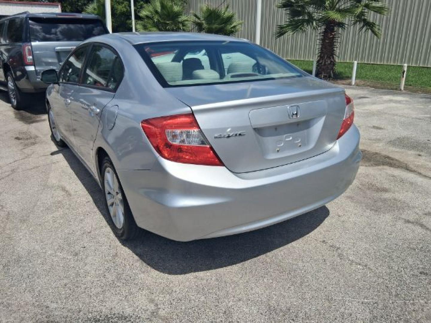 2012 Alabaster Silver Metallic Honda Civic EX (19XFB2F82CE) with an 1.8L I-4 i-VTEC variable valve control engine, located at 4545 Spencer Hwy., Pasadena, 77504, (832) 266-1645, 29.666037, -95.173775- Photo#3