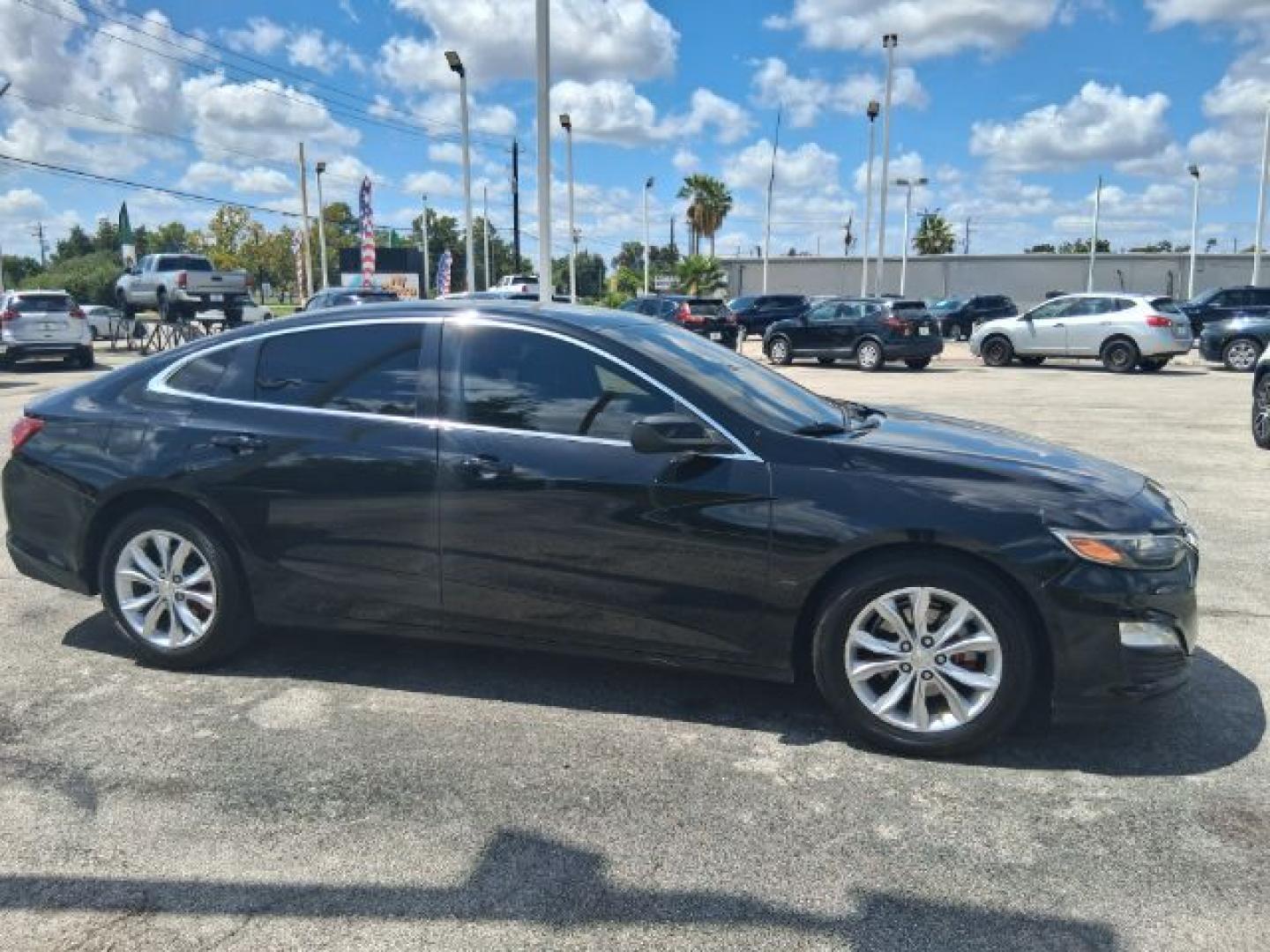 2019 Shadow Gray Metallic /Jet Black Chevrolet Malibu LT (1G1ZD5STXKF) with an ECOTEC 1.5L I-4 direct injection engine, located at 4545 Spencer Hwy., Pasadena, 77504, (832) 266-1645, 29.666037, -95.173775- Photo#1
