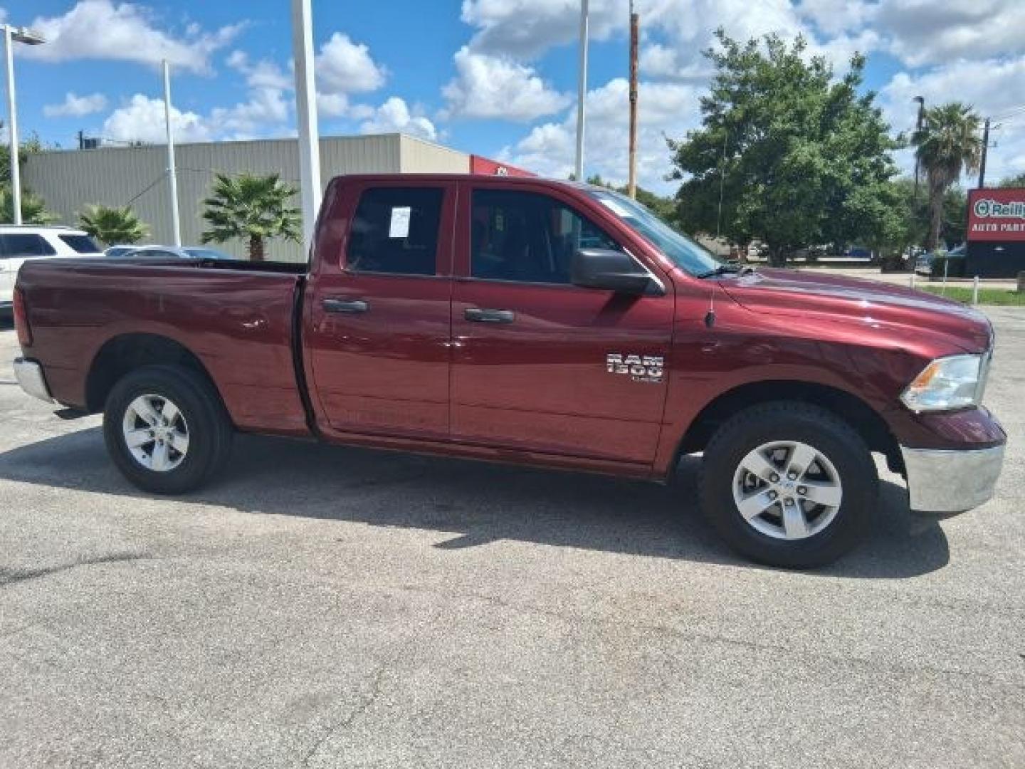 2020 Case IH Red /Diesel Gray/Black Ram 1500 Classic Tradesman Quad Cab 4x2 6'4 Box (1C6RR6FG6LS) , located at 4545 Spencer Hwy., Pasadena, 77504, (832) 266-1645, 29.666037, -95.173775- Photo#2