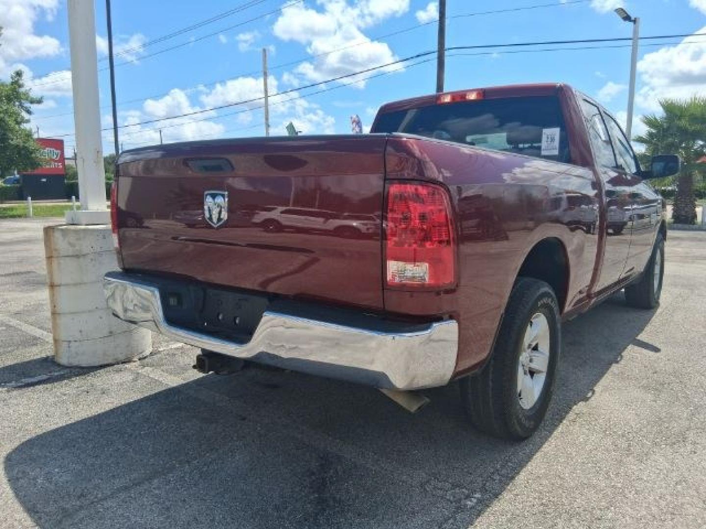 2020 Case IH Red /Diesel Gray/Black Ram 1500 Classic Tradesman Quad Cab 4x2 6'4 Box (1C6RR6FG6LS) , located at 4545 Spencer Hwy., Pasadena, 77504, (832) 266-1645, 29.666037, -95.173775- Photo#3