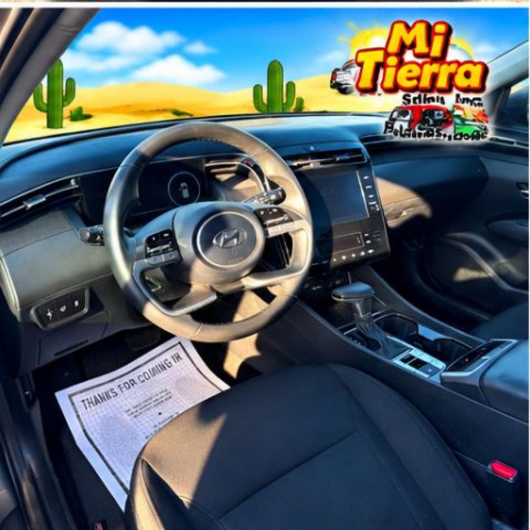 2022 Amazon Gray Hyundai Tucson SEL (5NMJF3AE0NH) with an Smartstream 2.5L I-4 port/direct injection engine, located at 7935 Gulf Freeway, Houston, 77017, (832) 266-1645, 29.684393, -95.275665- Photo#2