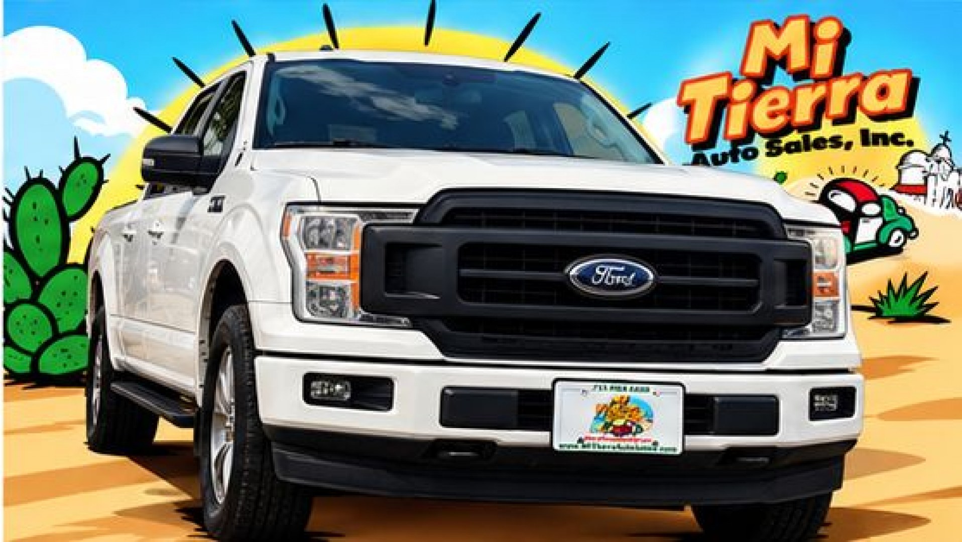 2020 Oxford White /Black Ford F-150 XLT (1FTEW1CP8LK) with an EcoBoost 2.7L V-6 port/direct injection engine, located at 7935 Gulf Freeway, Houston, 77017, (832) 266-1645, 29.684393, -95.275665- Photo#0