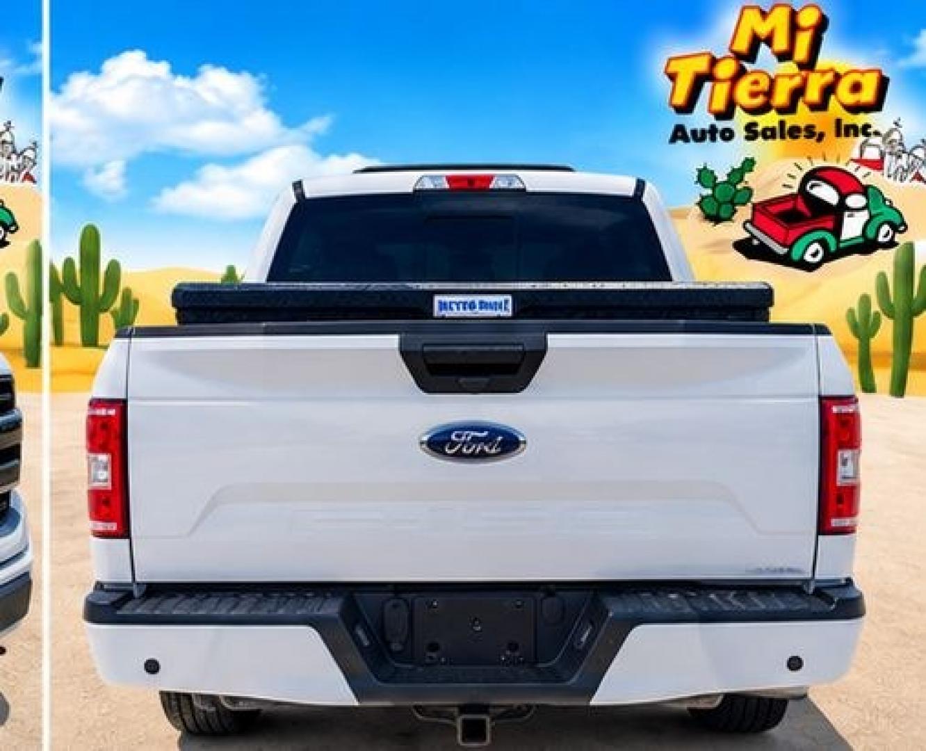 2020 Oxford White /Black Ford F-150 XLT (1FTEW1CP8LK) with an EcoBoost 2.7L V-6 port/direct injection engine, located at 7935 Gulf Freeway, Houston, 77017, (832) 266-1645, 29.684393, -95.275665- Photo#3