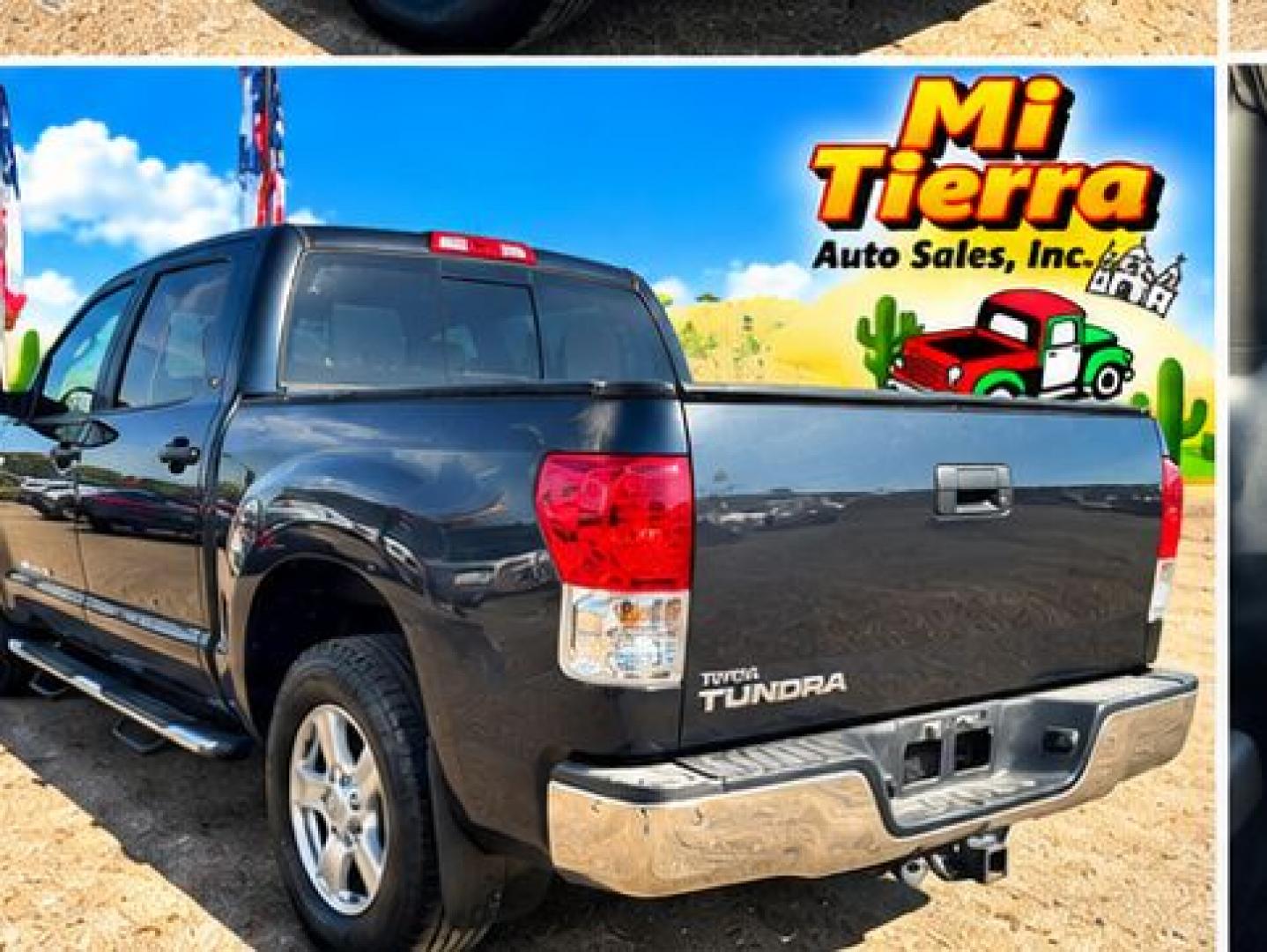 2010 Slate Metallic Toyota Tundra Grade 5.7L V8 (5TFRY5F11AX) with an I-FORCE 5.7L V-8 DOHC engine, located at 7935 Gulf Freeway, Houston, 77017, (832) 266-1645, 29.684393, -95.275665- Photo#4