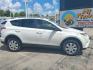 2018 Super White /Black Toyota RAV4 LE (2T3ZFREV7JW) with an 2.5L I-4 DOHC engine, located at 4545 Spencer Hwy., Pasadena, 77504, (832) 266-1645, 29.666037, -95.173775- Photo#2